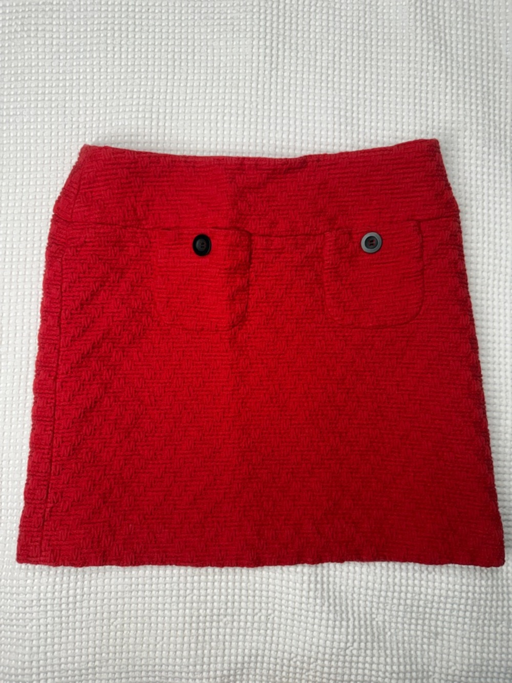 MOSSIMO - Red Textured Mini Skirt - Size 2